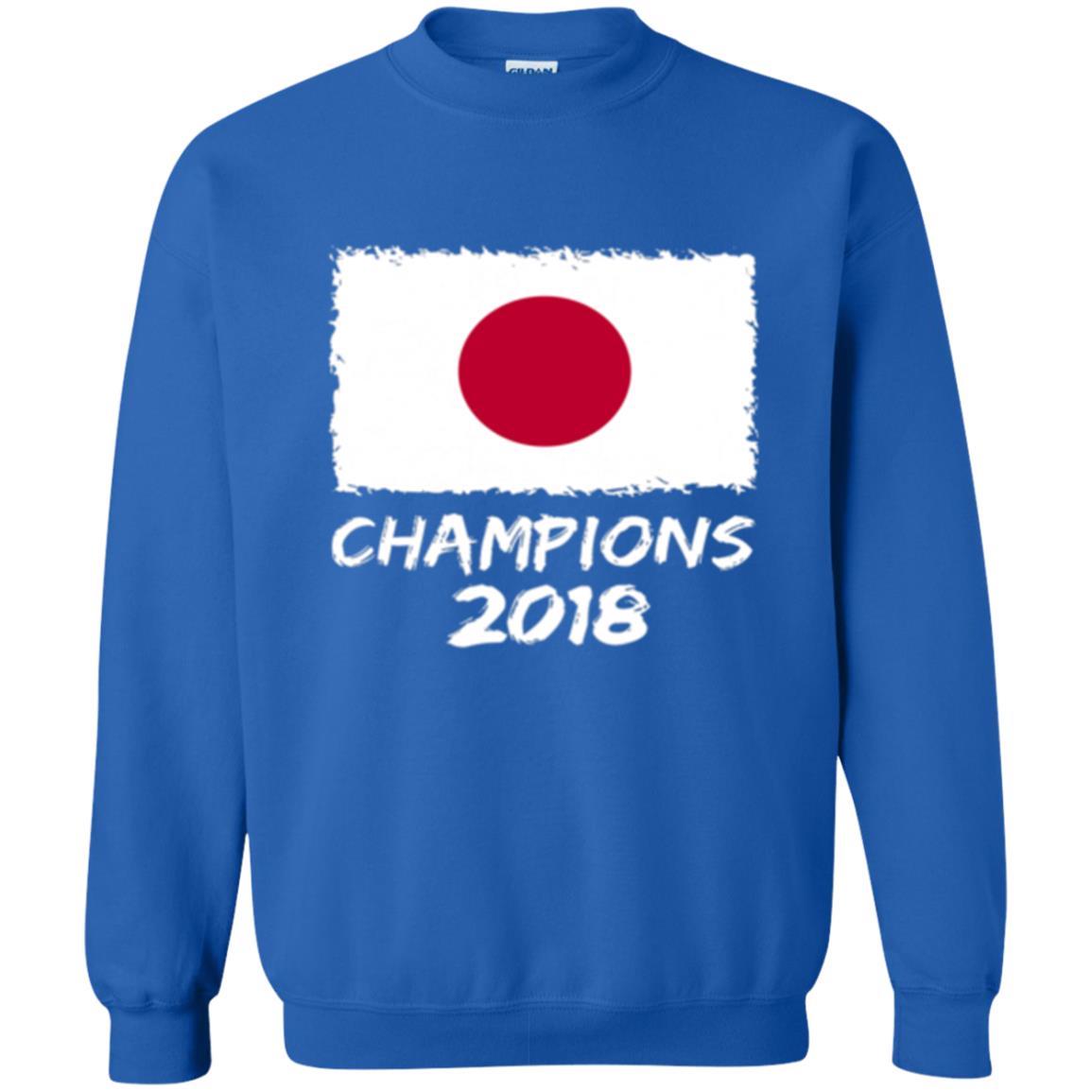 Football Lover T-shirt Japan Champions 2018 T-shirt Royal