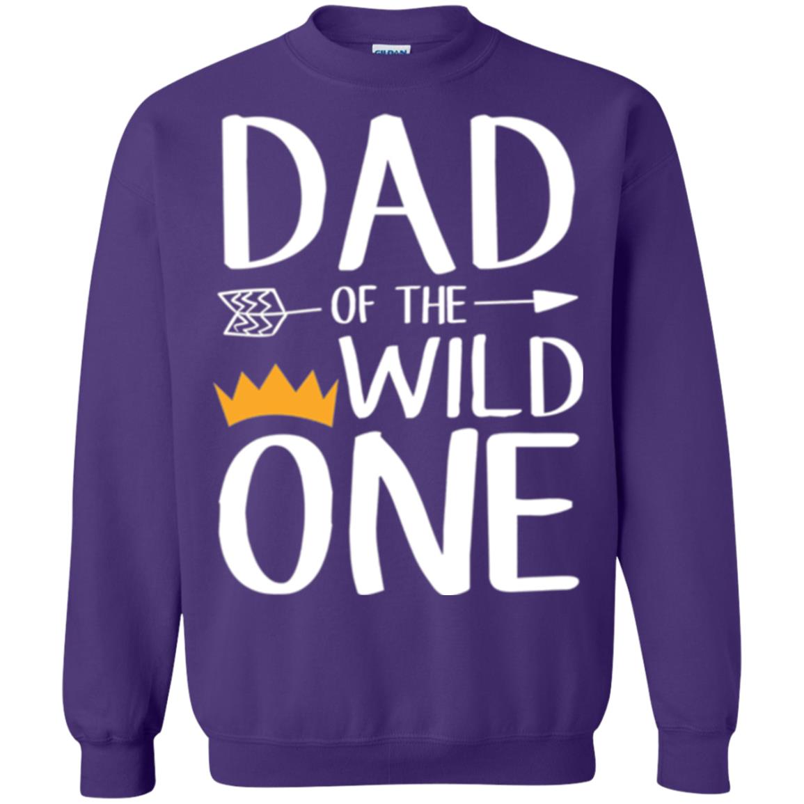 Dad Of The Wild One Daddy T-shirt Purple