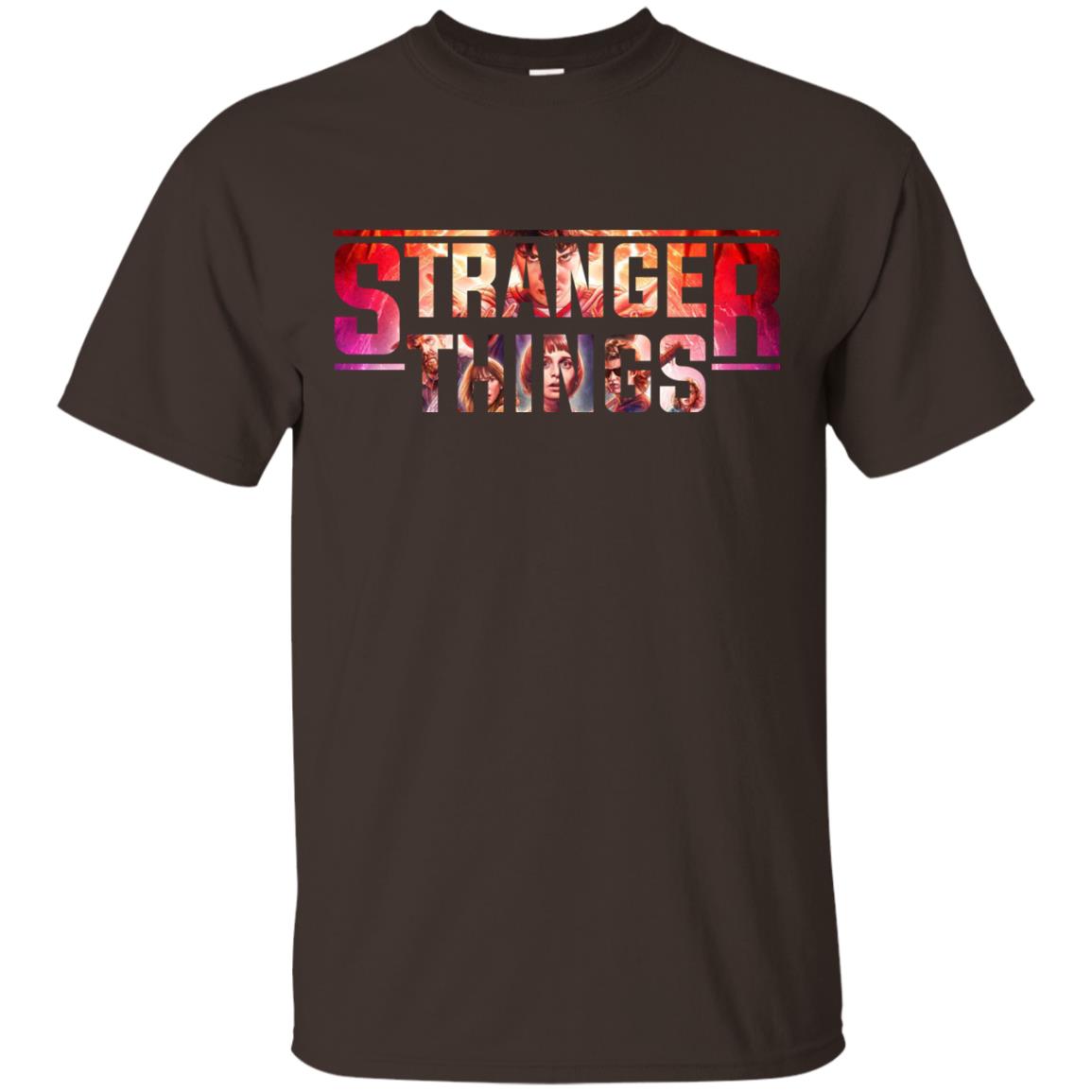 Stranger Things Shirt Dark Chocolate