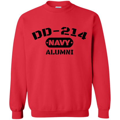 Dd-214 Us Navy Alumni T-shirt Red