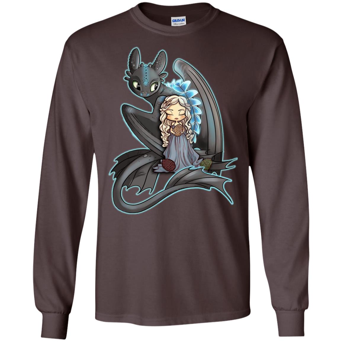 Dragon Night Fury Cartoon Shirt Dark Chocolate