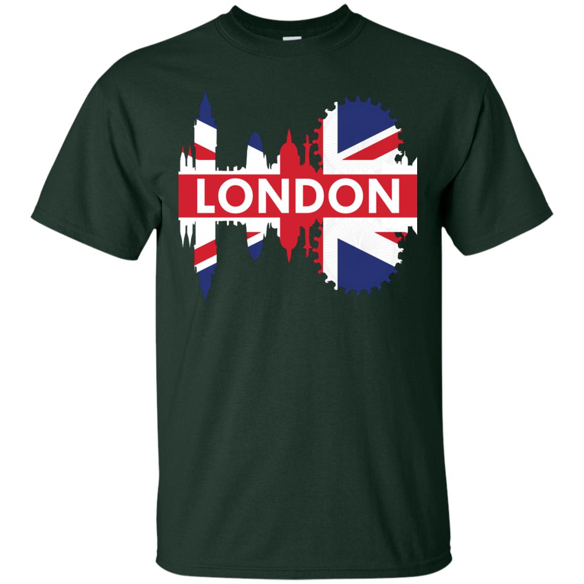 Flag Of United Kingdom London Gift Shirt For Britain Forest