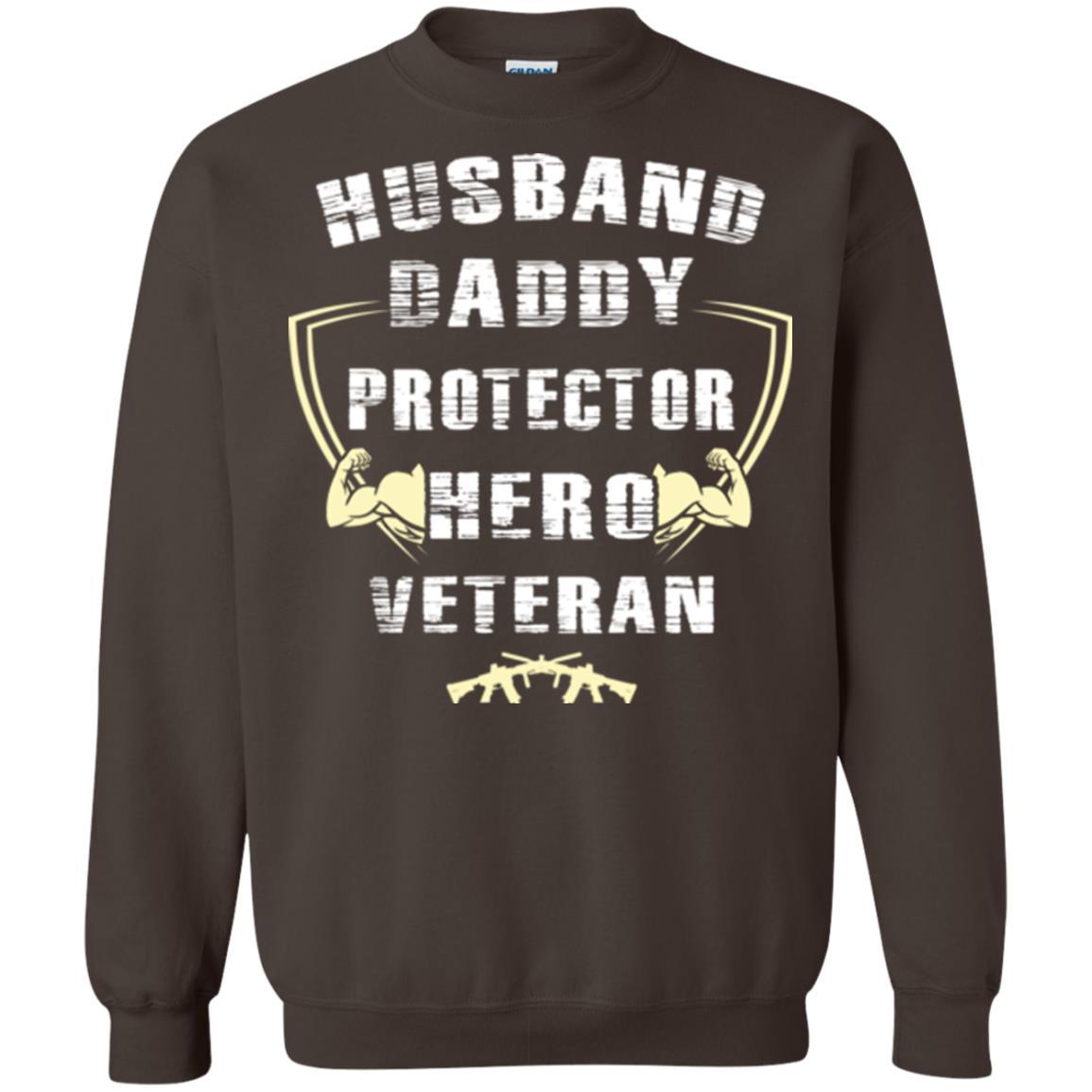 Husband Daddy Protector Hero Veretan T-shirt Dark Chocolate