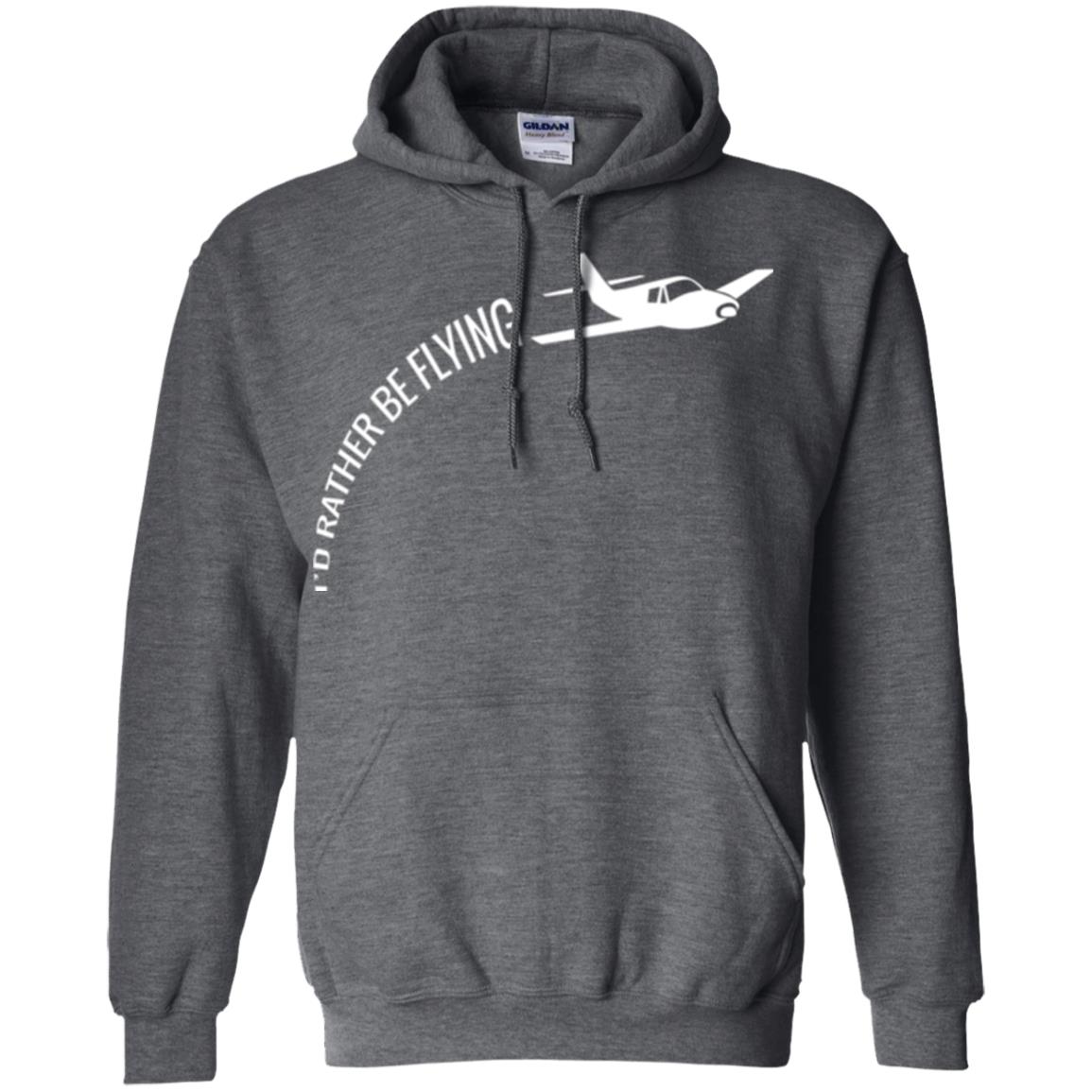 Airplane Pilot T-shirt I_d Rather Be Flying Dark Heather