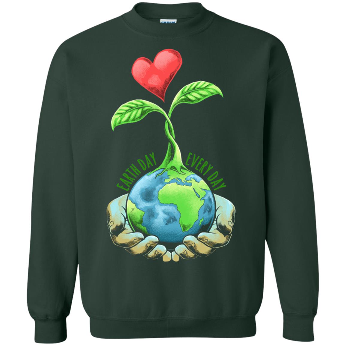 Earth Day Shirt Happy Earth Day 2018 Every Day Forest Green