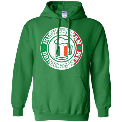 Irish Italian Drinking Team Italy Flag St Patrick_s Day T-shirt Irish Green