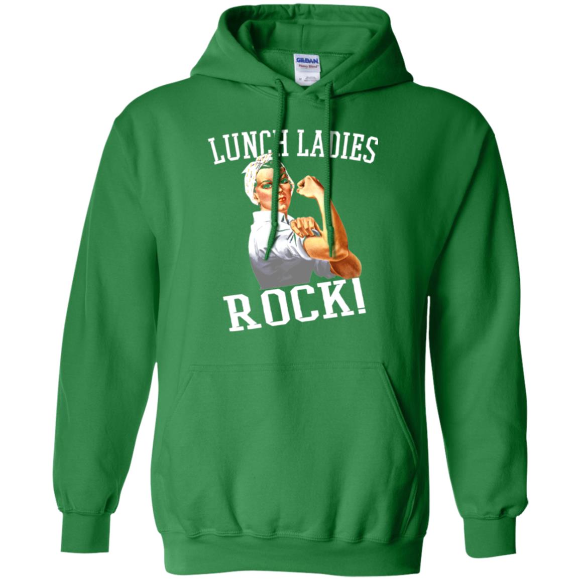 Lunch Ladies Rock Cafeteria Lunch Lady T-shirt Irish Green