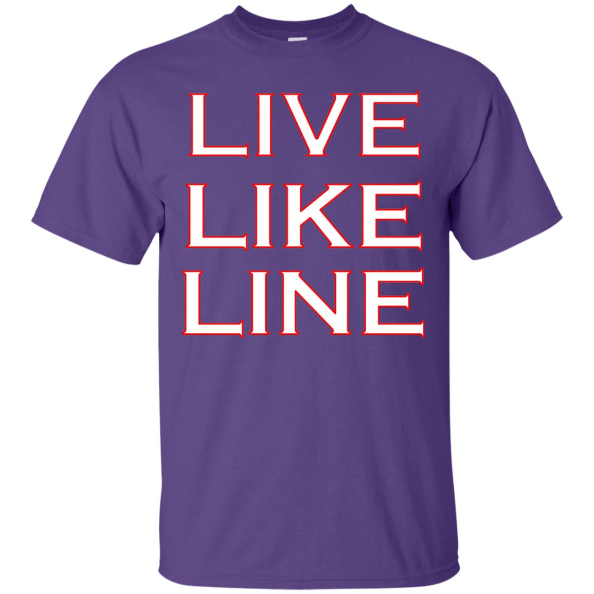 Live Like Line Volleyball Lover Shirt Purple