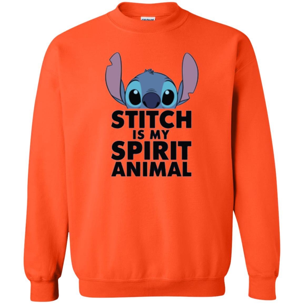 Disney Stitch Is My Spirit Animal T-shirt Orange