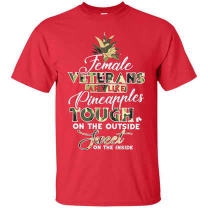 Female Veterans Are Like Pineapple Tough On The Outside Sweet On The Inside Red