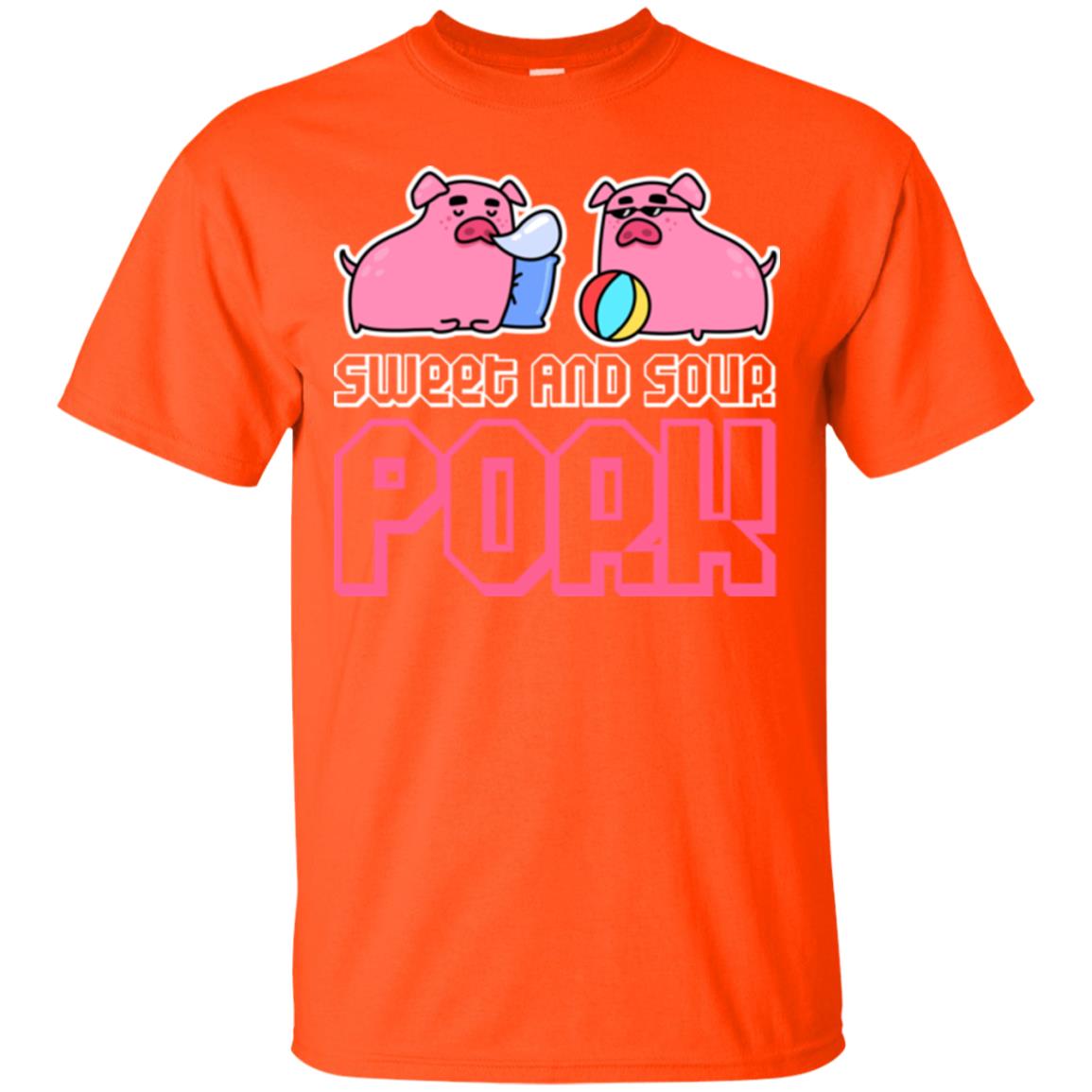 Food Lover T-shirt Sweet And Sour Pork Orange