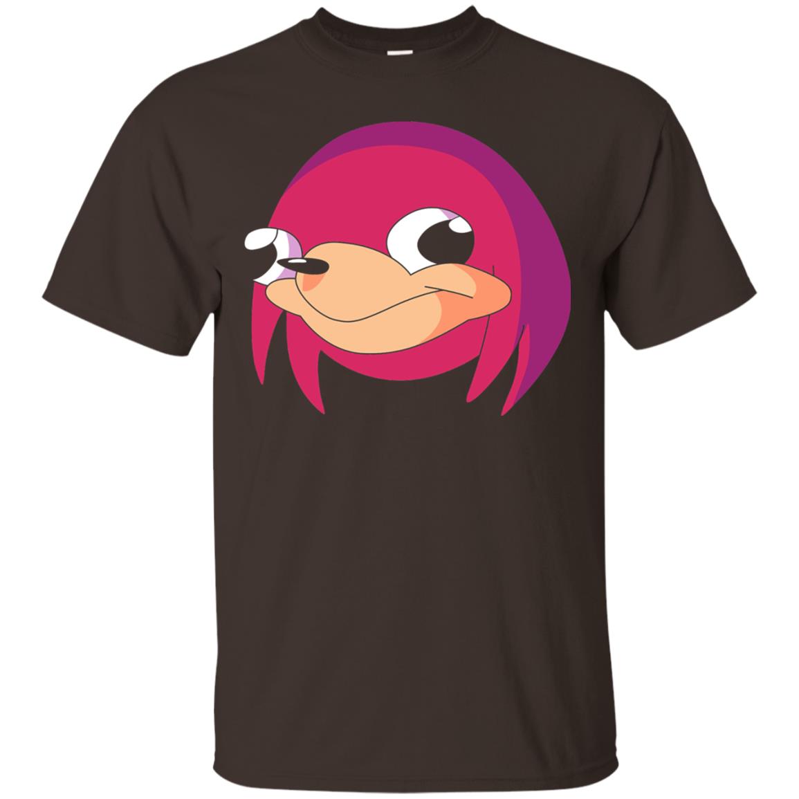 Cartoon T-shirt Ugandan Warrior Tribe Meme Dark Chocolate
