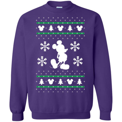 Christmas T-shirt Mickey Mouse Purple