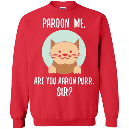 The Hamilton Cat T-shirt Pardon Me Red