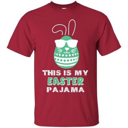 This Is My Easter Pajama Funny Easter T-shirt Cardinal