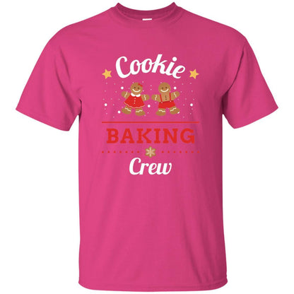 Christmas T-shirt Gingerbread Cookie Baking Crew Heliconia