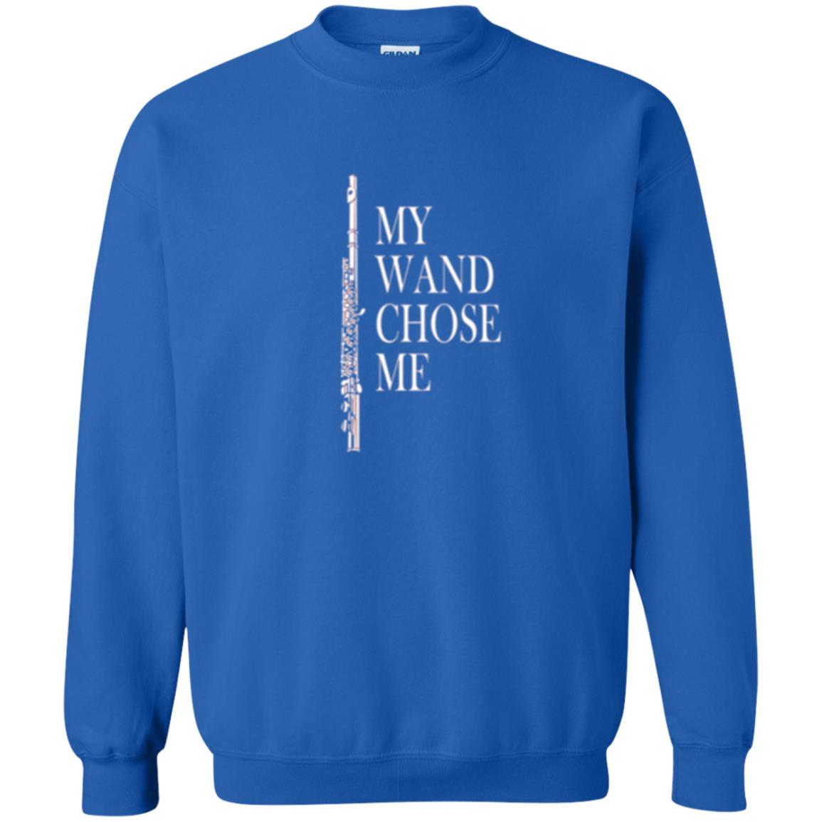 Flute Lover T-shirt My Wand Chose Me Royal