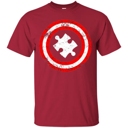 Autism Awareness T-shirt Captain Autism Superhero Cardinal