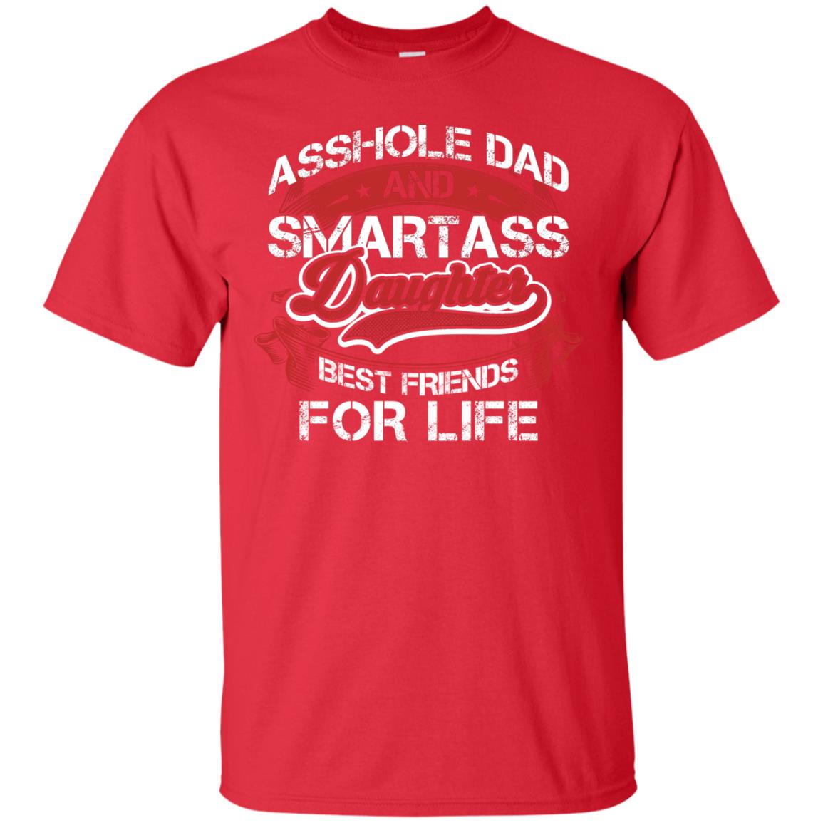 Dad And Daughter Best Friends For Life Cool Shirt For Daddy And Daughter Red