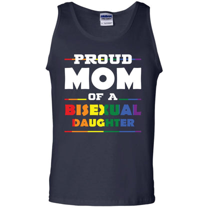 Proud Mom Of A Bisexual Daughter Mom Supports Bisexual Pride 2018 Shirt Navy