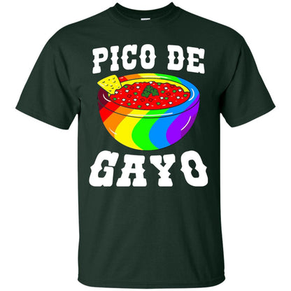 Pico De Gayo Rainbow Lgbt T-shirt Forest