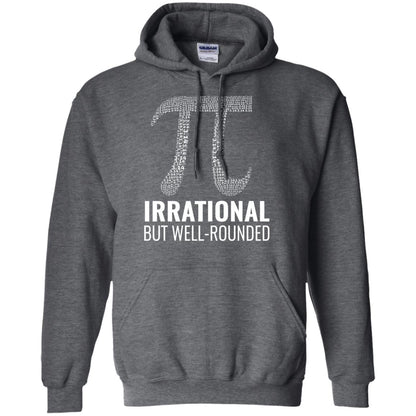 Funny Pi Shirt Irrational But Well Rounded Dark Heather