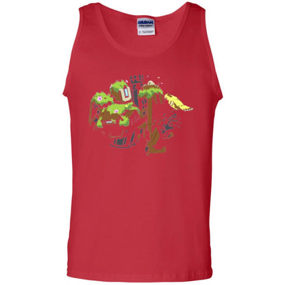 Film T-shirt Bastion Overgrown Spray T-shirt Red