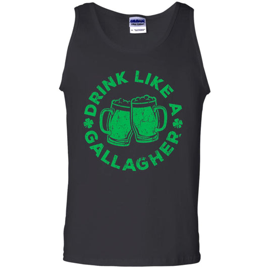 Drink Like A Gallagher Saint Patrick Day T-shirt Black