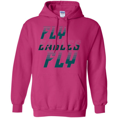Football Lover T-shirt Fly Eagles Fly Heliconia