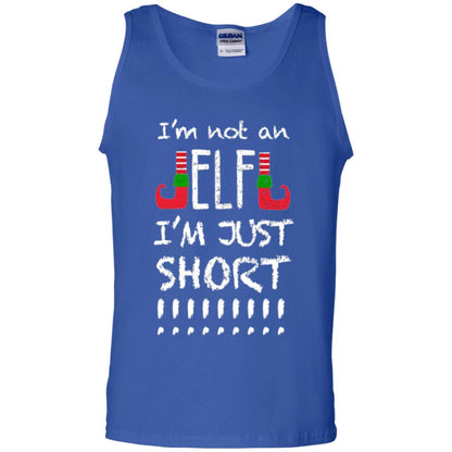 Christmas T-shirt I_m Not An Elf I_m Just Short Royal