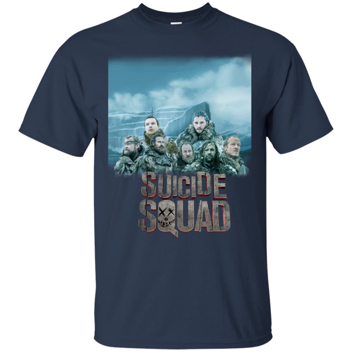 Suicide Squad Game Of Thrones Version T-shirt Navy