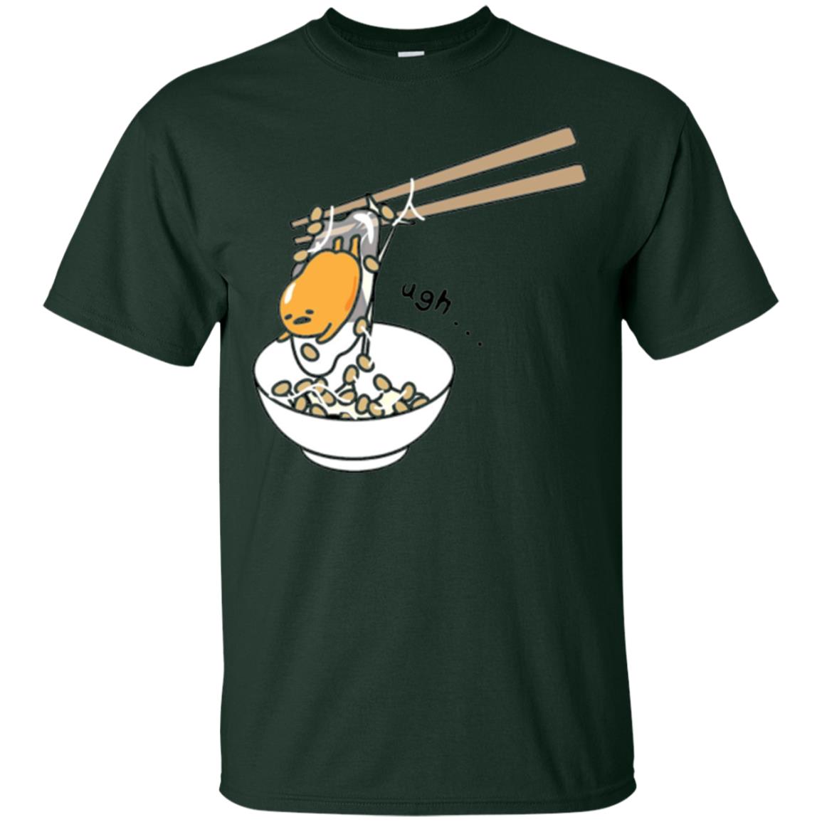 Gudetama Chopsticks T-shirt Forest Green