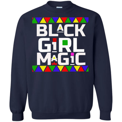 Black Girl Magic Black History African Pride T-shirt Navy
