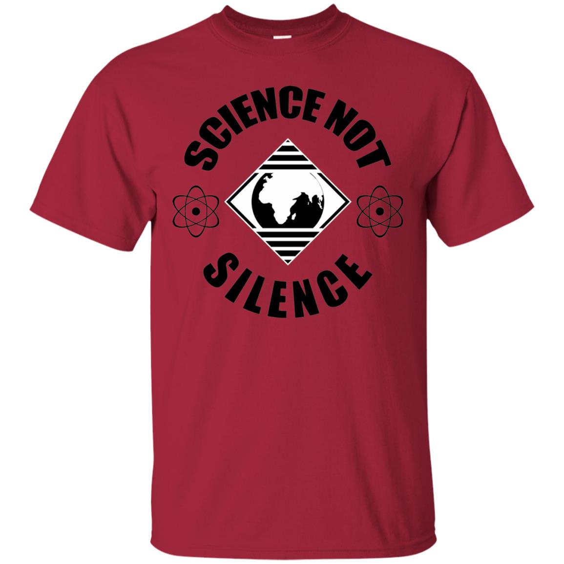 Scientist T-shirt Science Not Silence T-shirt Cardinal