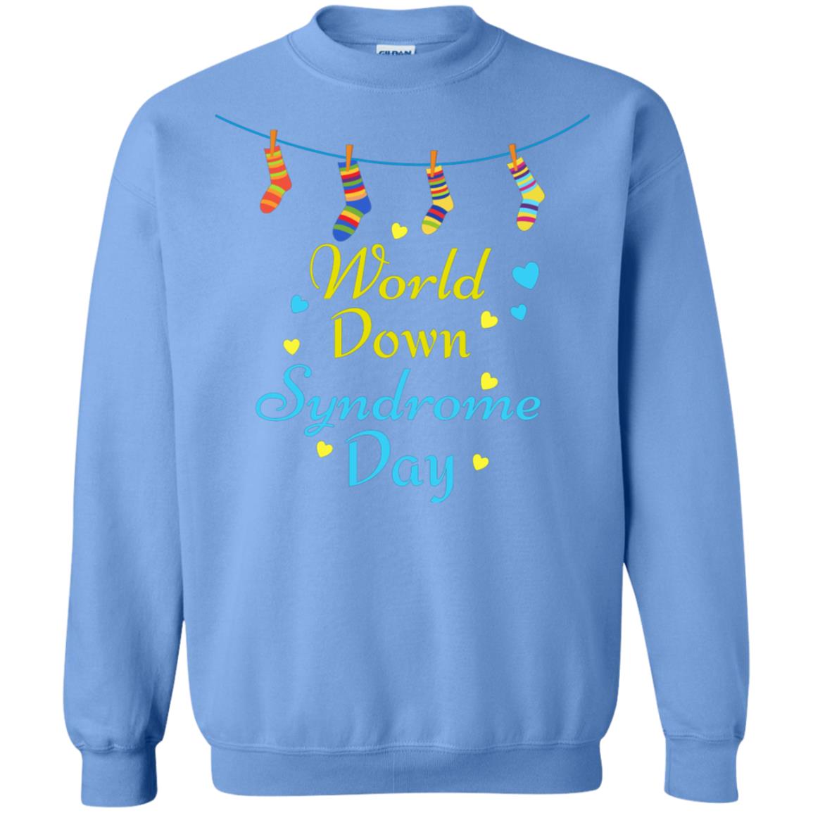 World Down Syndrome Day 21st March Gift Shirt Carolina Blue