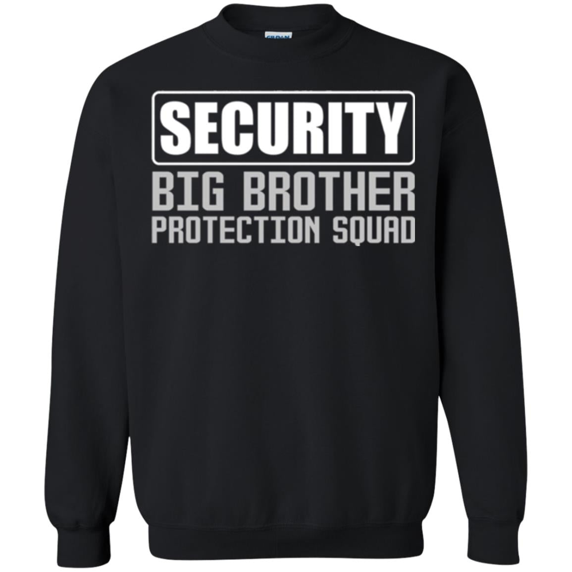 Family T-shirt Security Big Brother Protection Squad Black