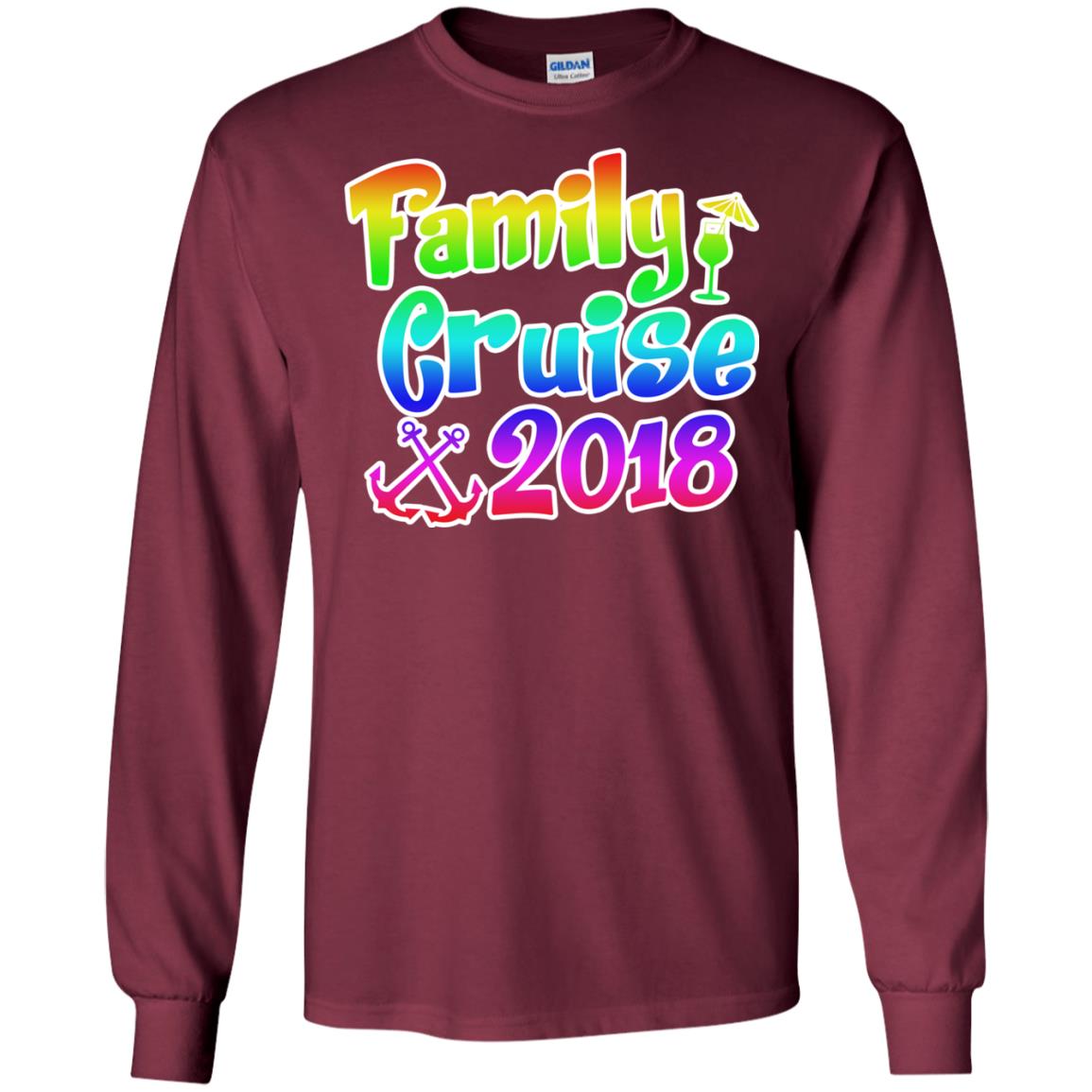 Family T-shirt Cruise 2018 Maroon