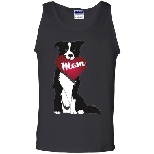 Dog Lover T-sshirt Border Collie Fetching Valentine Heart Black