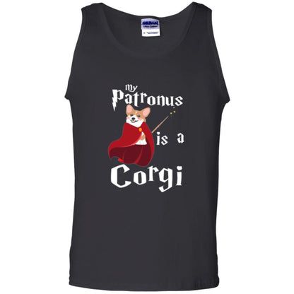 Dog Lover T-shirt My Patronus Is A Corgi T-shirt Black