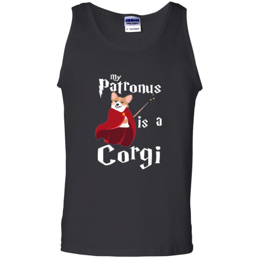 Dog Lover T-shirt My Patronus Is A Corgi T-shirt Black
