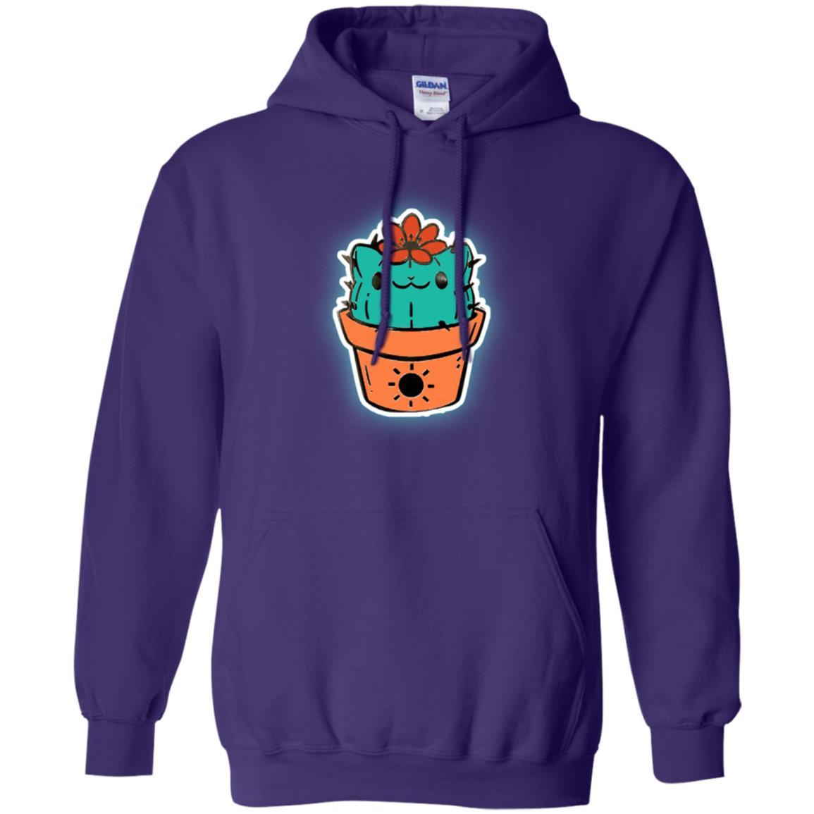 Cat Lover T-shirt Cactus Dog Catcus Purple