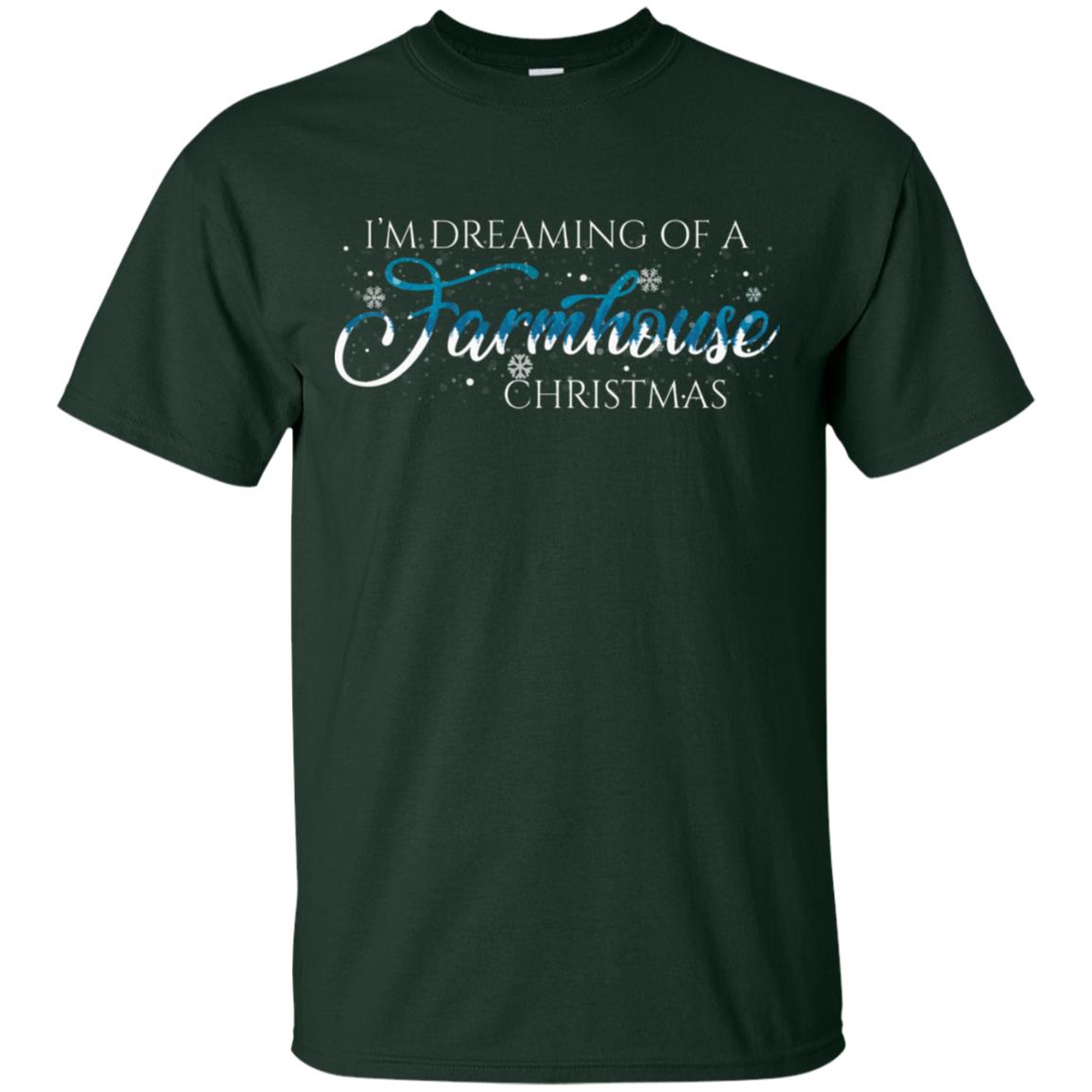 I'm Dreaming Of A Farmhouse Christmas X-mas Gift Shirt Forest