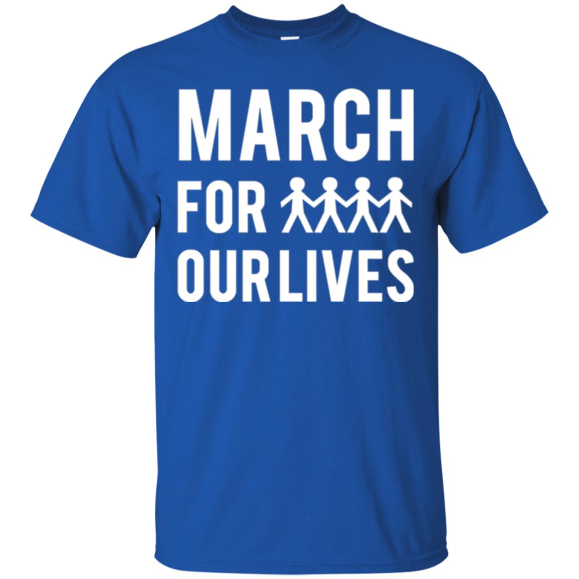 March For Our Lives Anti Gun T-shirt Royal