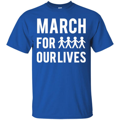 March For Our Lives Anti Gun T-shirt Royal