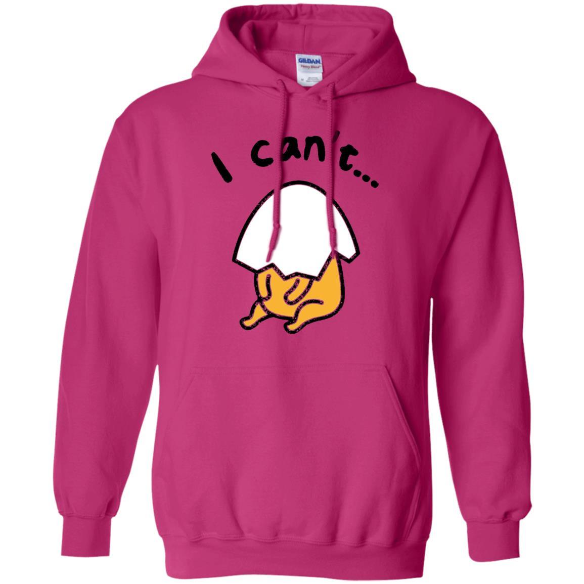Film T-shirt Gudetama Lazy Egg I Can't Heliconia