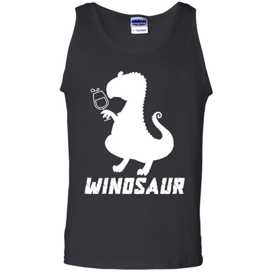 Drinking Party T-shirt Winosaur Wine Dinosaur Black