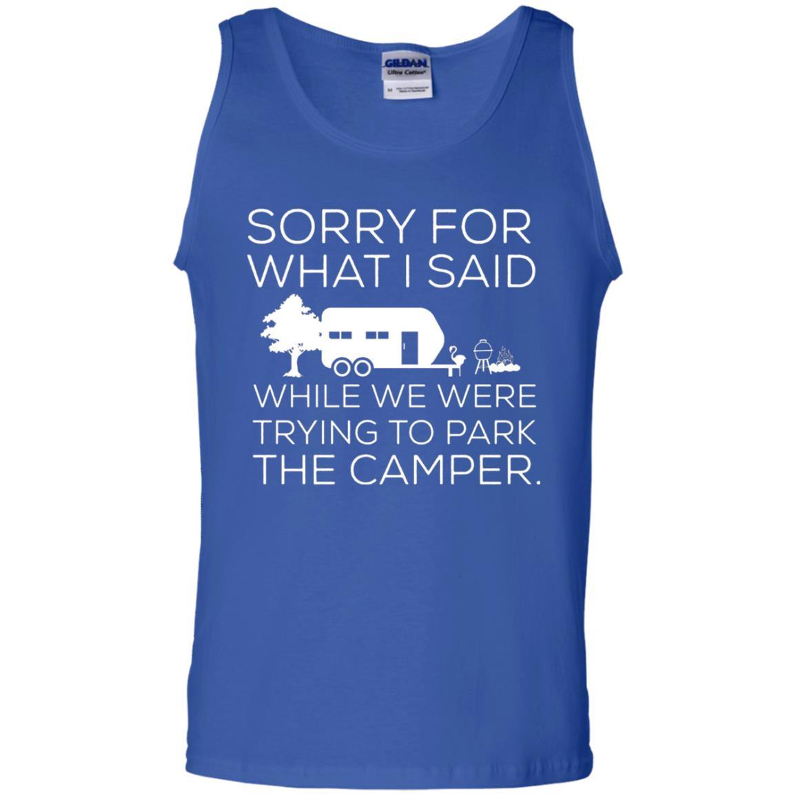 Camping T-shirt We Were Trying To Park The Camper Royal