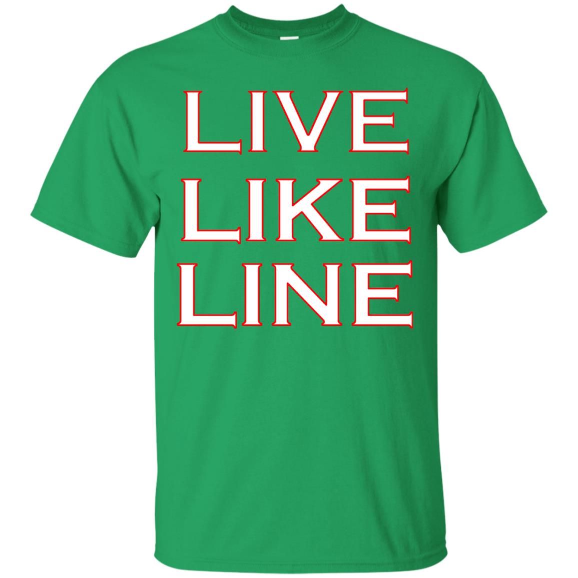 Live Like Line Volleyball Lover Shirt Irish Green