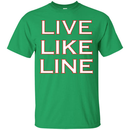 Live Like Line Volleyball Lover Shirt Irish Green