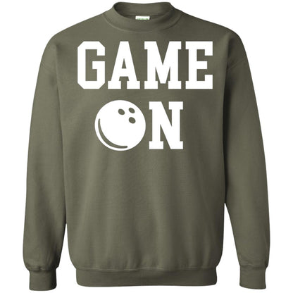 Bowler T-shirt Game On Bowling T-shirt Military Green